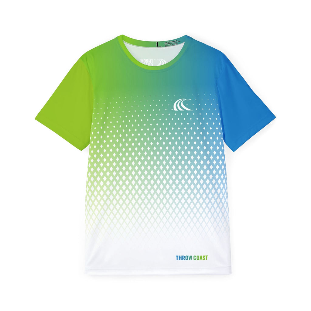 Fairway Cut - Blue Raspberry Mens Disc Golf Jersey - Athletic Jersey - Throw Coast Disc Golf