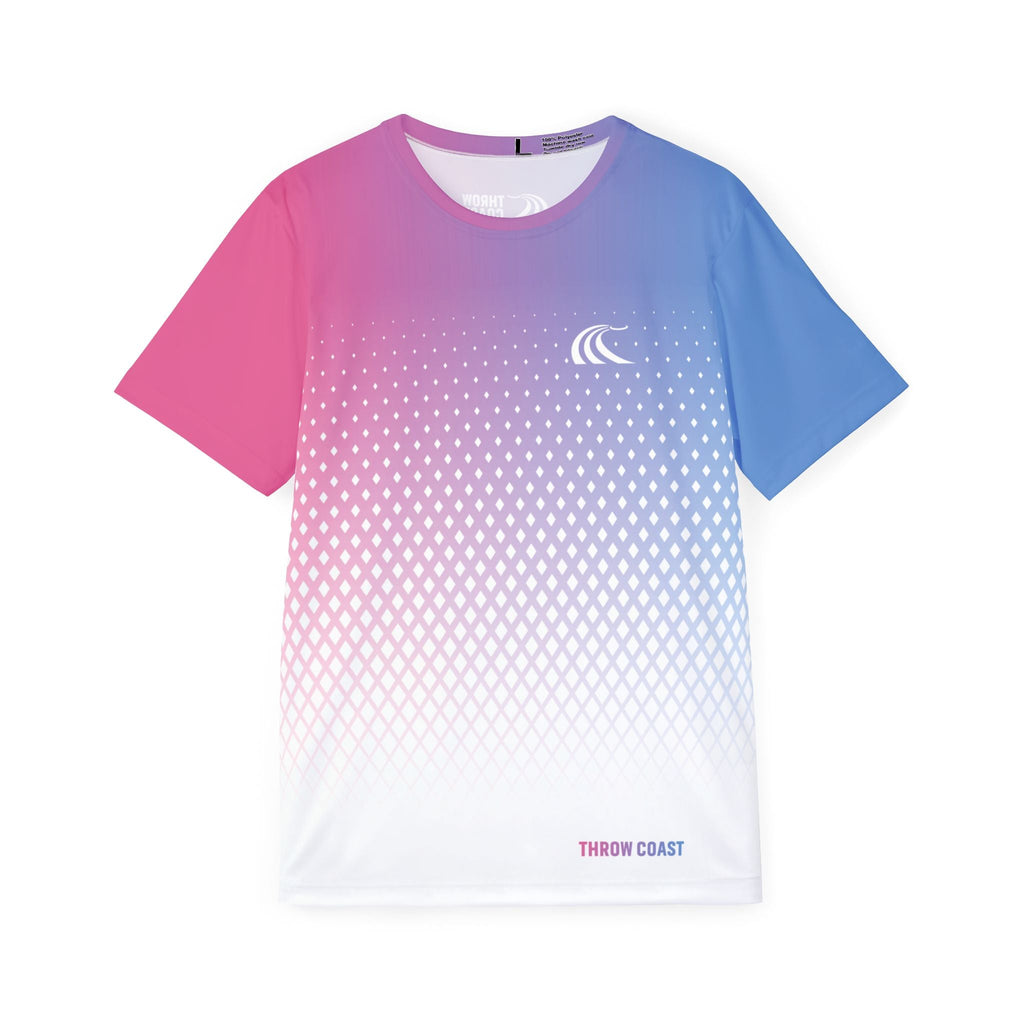 Fairway Cut – Cotton Candy Mens Disc Golf Jersey - Athletic Jersey - Throw Coast Disc Golf