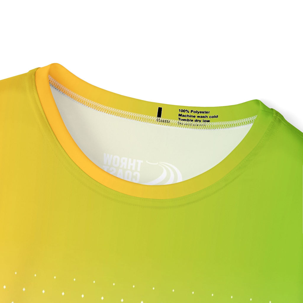 Fairway Cut – Lemon Lime Mens Disc Golf Jersey - Athletic Jersey - Throw Coast Disc Golf