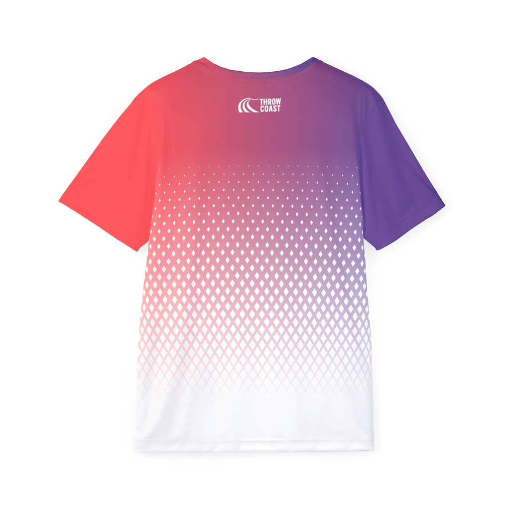Fairway Cut – Wild Berry Mens Disc Golf Jersey - Athletic Jersey - Throw Coast Disc Golf