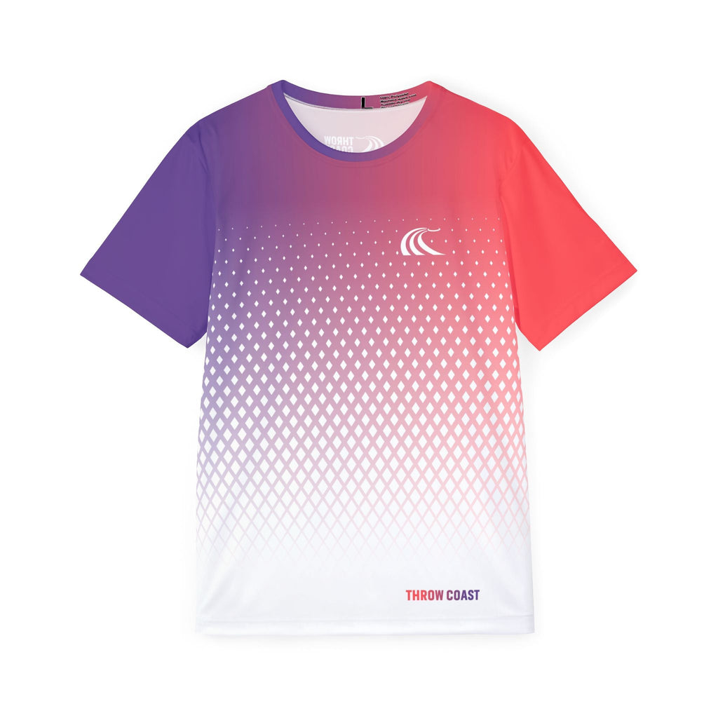 Fairway Cut – Wild Berry Mens Disc Golf Jersey - Athletic Jersey - Throw Coast Disc Golf