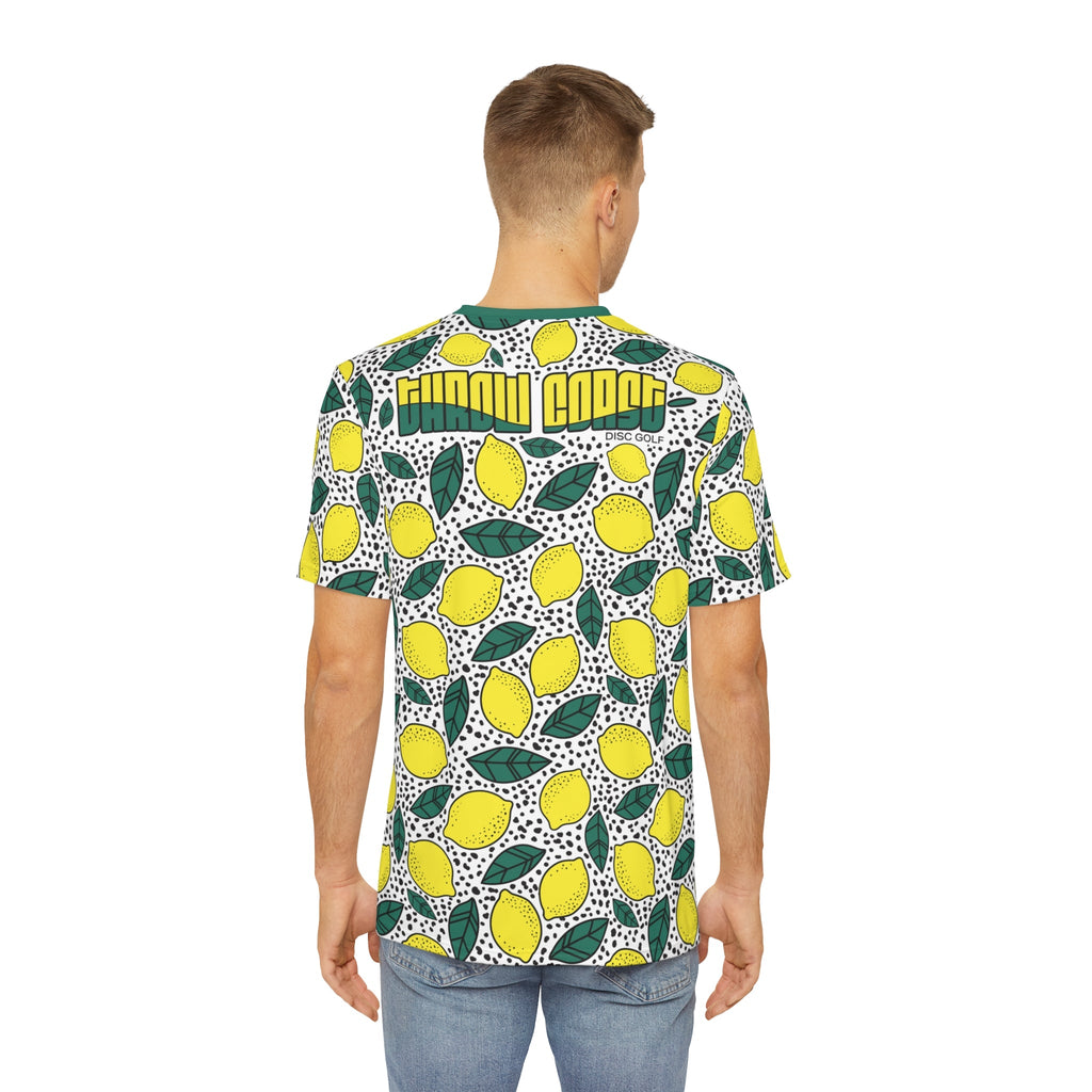 Lemon Squeezy Disc Golf Jersey - Athletic Jersey - Throw Coast Disc Golf