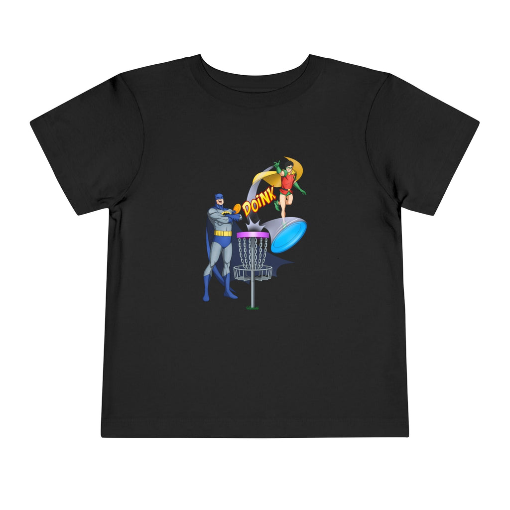 Lil Doink Super Hero - Toddler Disc Golf T-Shirt - Kids clothes - Throw Coast Disc Golf