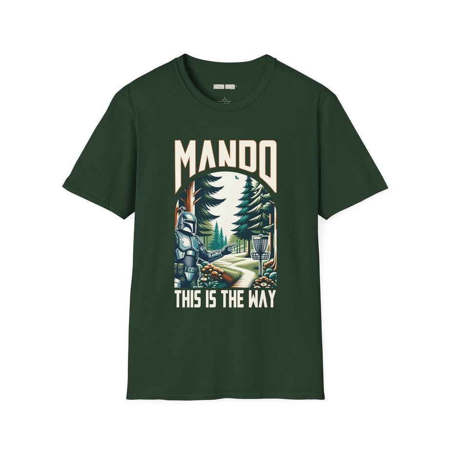 Mando This Is The Way Funny Disc Golf T shirt Throw Coast Disc Golf