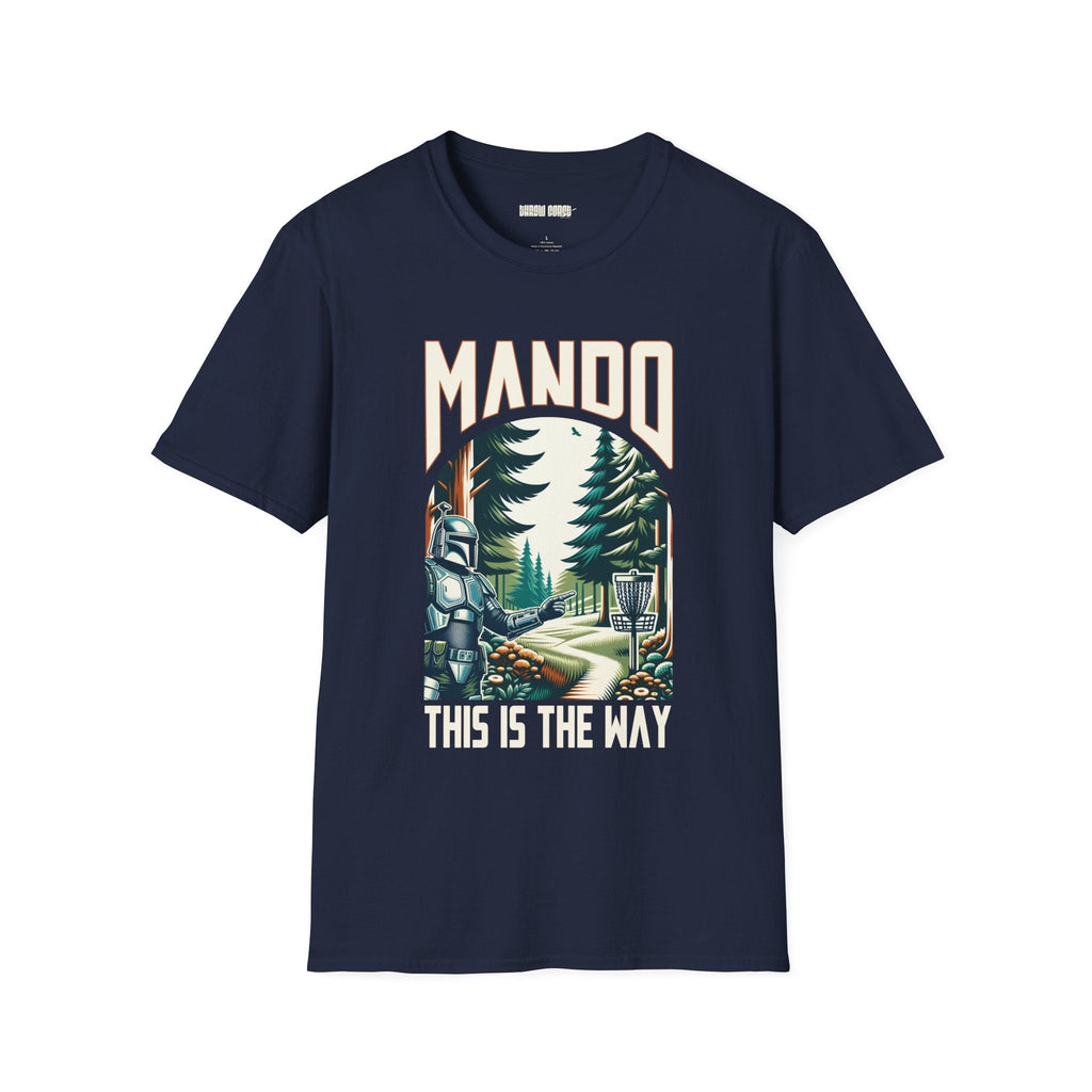 Mando - This Is The Way - Funny Disc Golf T-shirt - T-Shirt - Throw Coast Disc Golf