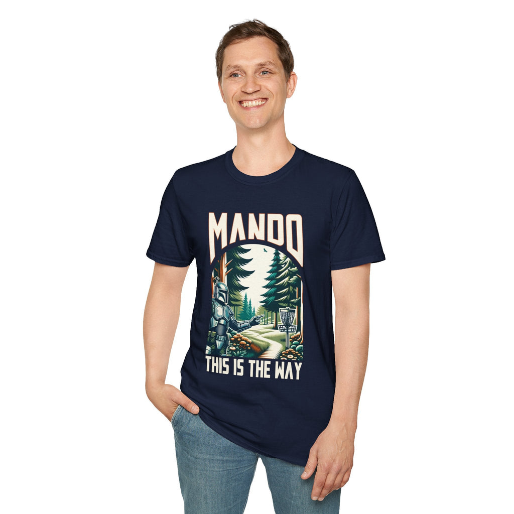 Mando - This Is The Way - Funny Disc Golf T-shirt - T-Shirt - Throw Coast Disc Golf