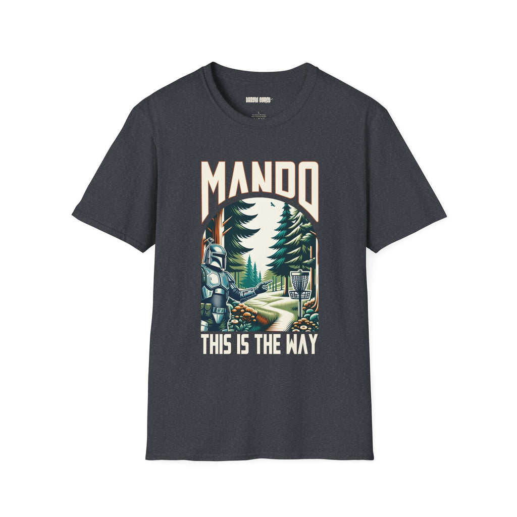 Mando - This Is The Way - Funny Disc Golf T-shirt - T-Shirt - Throw Coast Disc Golf