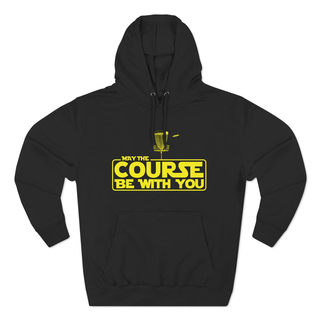 May The Course Be With You - Disc Golf Hoodie - Hoodie - Throw Coast Disc Golf