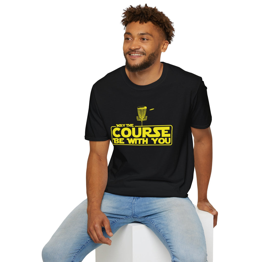 May The Course Be With You - Disc Golf T-Shirt - T-Shirt - Throw Coast Disc Golf