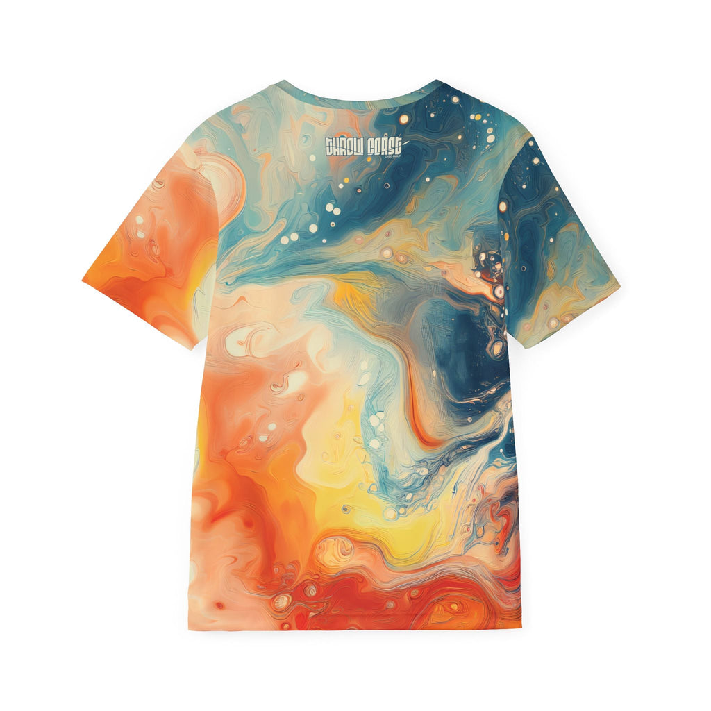 Nebula Cosmic Swirl Disc Golf Jersey - All Over Prints - Throw Coast Disc Golf