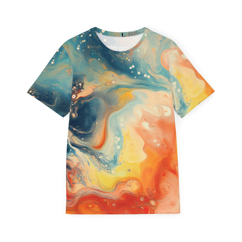 Nebula Cosmic Swirl Disc Golf Jersey - All Over Prints - Throw Coast Disc Golf