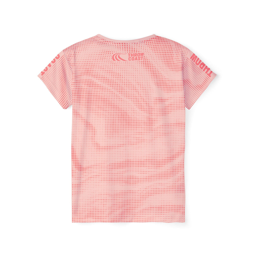 Pink Wave Matrix Women's Disc Golf Jersey - Womens Disc Golf Jersey - Throw Coast Disc Golf