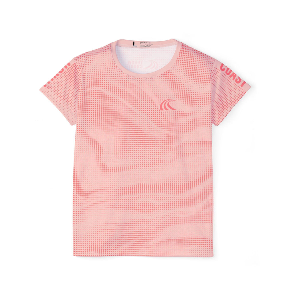 Pink Wave Matrix Women's Disc Golf Jersey - Womens Disc Golf Jersey - Throw Coast Disc Golf