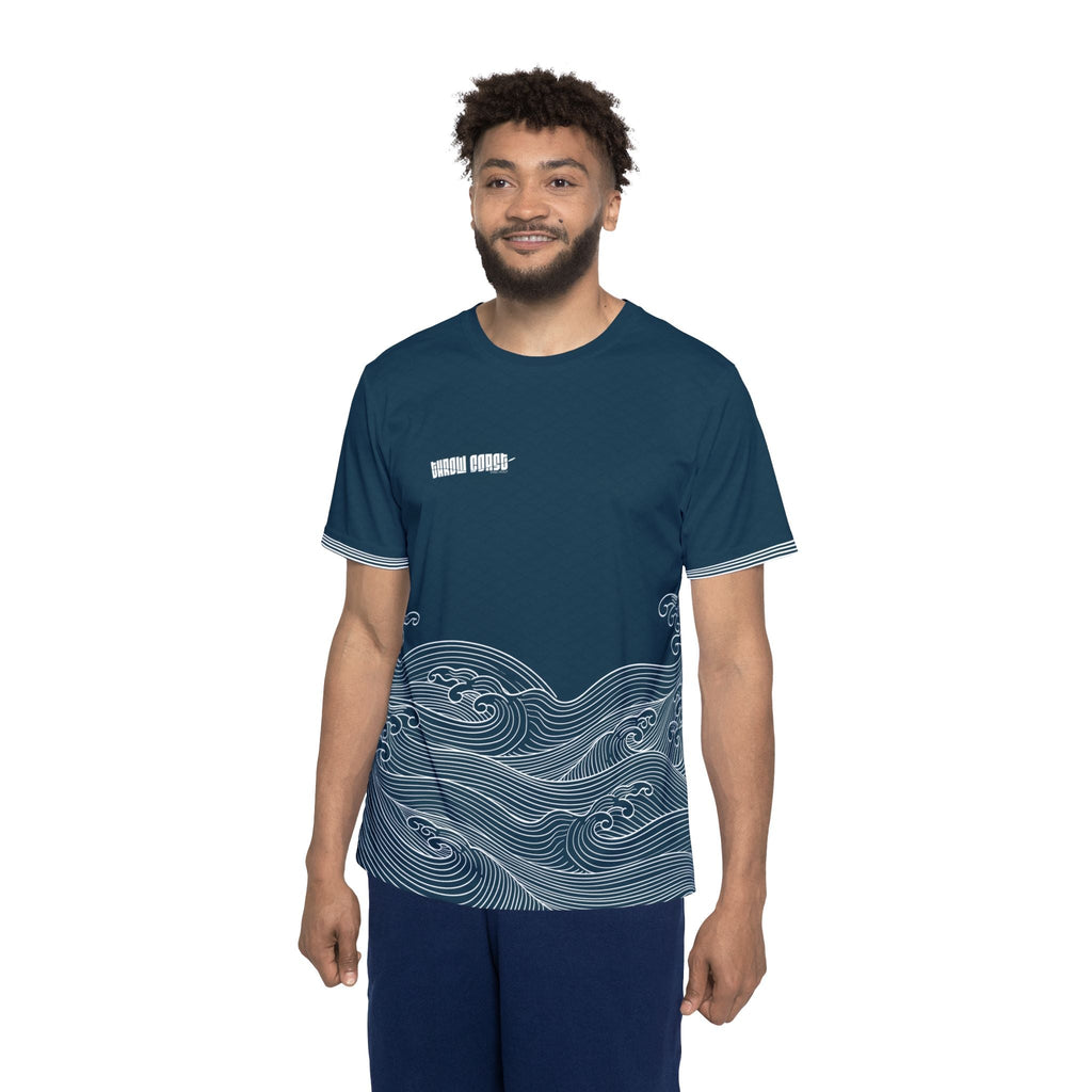 Stormy Coast Disc Golf Jersey - All Over Prints - Throw Coast Disc Golf