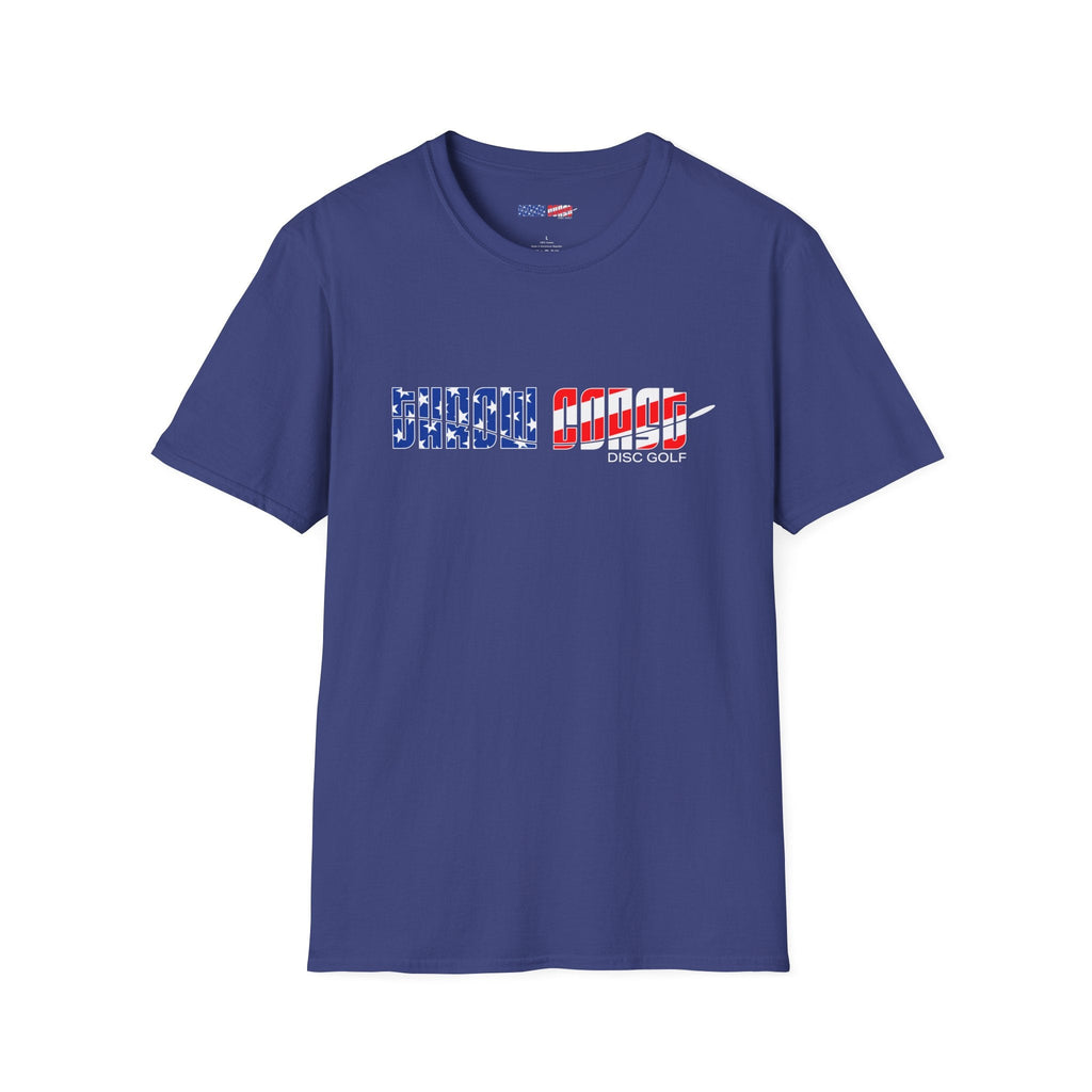 Throw Coast Old Glory Logo T - shirt - T - Shirt - Throw Coast Disc Golf