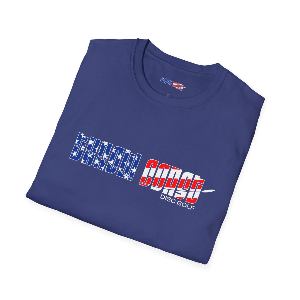 Throw Coast Old Glory Logo T - shirt - T - Shirt - Throw Coast Disc Golf