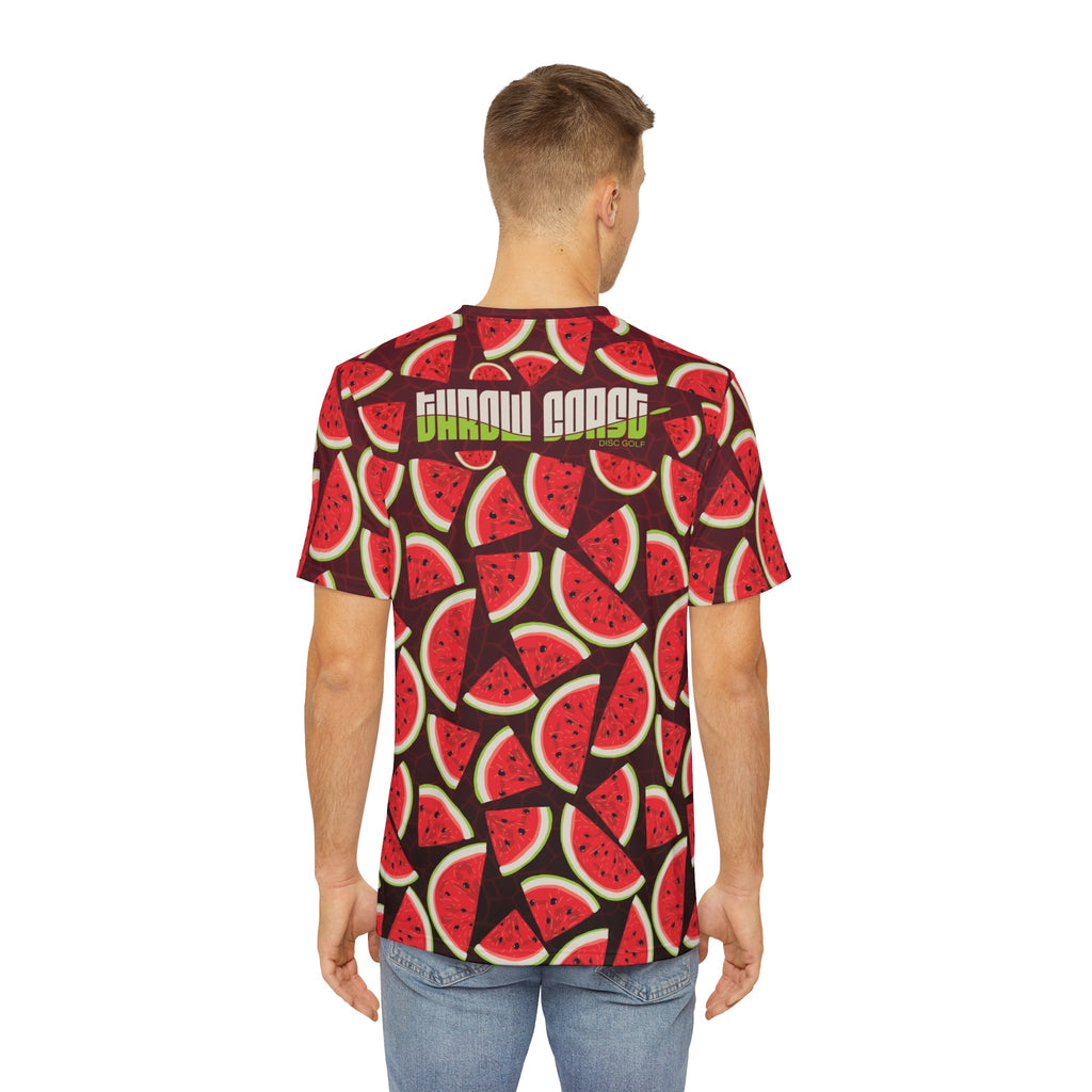 Watermelon Summer - Disc Golf Jersey - Athletic Jersey - Throw Coast Disc Golf