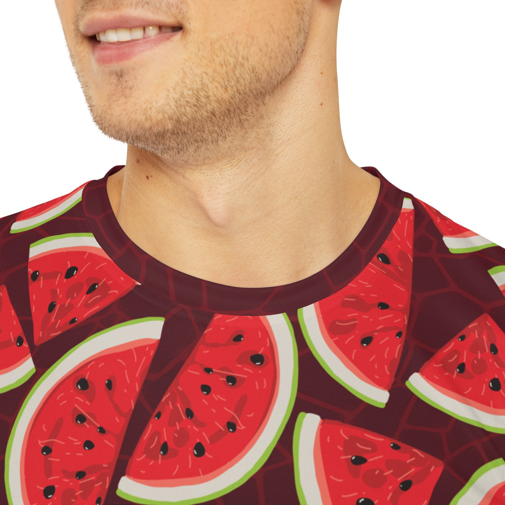 Watermelon Summer - Disc Golf Jersey - Athletic Jersey - Throw Coast Disc Golf